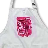 KIKE CALVO vintage camera collection - Picture of a Vintage brown Twin Lens reflex TLR pink camera - Aprons