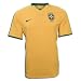 NIKE BRASIL HOME JERSEY 08/09 (2 EXTRA LARGE/ADULT, YELLOW/GREEN)