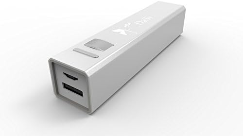 DaSi Mini Portable Phone Power Bank Charger Premium Super-Compact 2600mAh External Battery Pack Aluminum Power Bank for Apple iPhone 6+ 6 5S 5C 5 4S iPad Air Mini iPod Samsung Galaxy S6 S5 S4 S3 Note Nexus LG HTC Moto Portable Battery Charger Portable Charger USB Battery Rechargeable Battery Backup External Charger USB Charger (Silver)