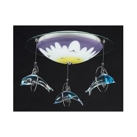 2 Light Dolphin Flush Mount In Satin Nickel By ELK Lighting 5087 2 by ELK Lighting