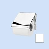 (146824) Brabantia Toilet Roll Holder In White