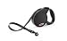Flexi Mini All-Belt 10-Feet Lead for Dogs up to 26-Pound, Black