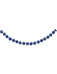14K Gold 5.5mm Dyed Black Cultured Pearl Strand 18"