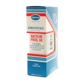 Hyland's Standard Homeopathics - Natrum Phos 1000's - Tissue Salts (Cell Salts) 6x