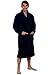 Alexander Del Rossa Mens Robe Plush, Mens Bath Robes for Men, Mens Robe Plush, Men's Bathrobes, Warm Fleece Robe Men Navy Blue XL (A0114NBLXL)