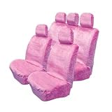 Review Think Pink at Fabu-licious  / Pink Furry Seat Cover Set