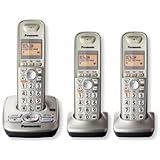 Panasonic KXTG4223N DECT 6.0 3-Handset High Quality Phone System with Answering Capability