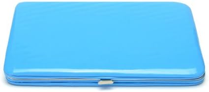 Solid Color Flat Clutch Opera Women's Wallet -- Many Color Options (Monaco Blue)