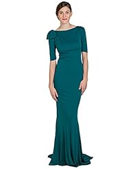 Mermaid Viscose Bateau Neck  Dress