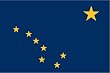 Alaska 4ft x 6ft Flag telescoping Flagpole Base and Tassel