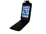 BadBoyz Luxury Black PU  Leather Case Cover for Apple iPod Touch 2nd 2G & New 3rd Generation 3G 8gb, 16gb, 32gb & 64gb + Detachable Belt Clip & Screen Protector+ Free P+P