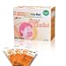(Size M: 9.25cm x 14.5cm) Unique "Diamond Shape" Face Mask By Motex Featuring Activated Carbon, Earloop, 4 Ply, Size M, Box of 50, Each Mask Is Individually Packed so You Can Store Some At Home and Store Some At the Office