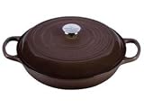 Le Creuset 3.5-qt. Signature Enamel Cast Iron Braiser, Truffle