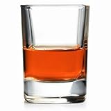 Italian Square Base Shot Glasses 1.75oz / 50ml (Pack of 12)