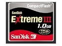 SANDISK EXTREME III CF 1GB CARD