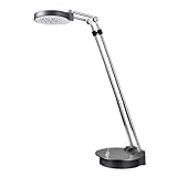 Normande Lighting LED Desk Lamp 8-14-Inches in Height with Brushed Steel Finsih