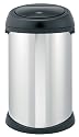Brabantia Touch Bin 50 litre Brilliant Steel with Matt Black Lid