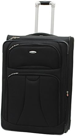 WestJet Navigator Lightweight Luggage Exp. Upright Pullman 29"-BLACK