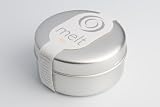 Melt, Joy Fragrance Container Candle, Pale Yellow, Silver Tin