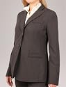 A Pea in the Pod Collection: Button Front Bi-stretch Suiting Maternity Jacket