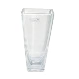 Medium Clear Geometric Vase