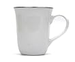 Party Catering Pack of 12 Platinum Banded Mugs