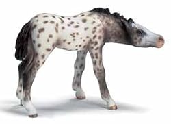 Schleich Knabstupper Foal, Sucking 13619