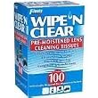 Flents Wipe N Clear Pre-moistened Lens Cleansing Tissues - 100 Ea