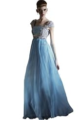  Crystal Crystals Lace Sequined Beaded Applique Chiffon/Taffeta/Tulle  Ball Gown Prom Dress/Quinceanera Dress 