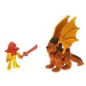 Fisher Price Imaginext Deluxe Lion Dragon Figure Set