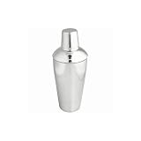 3 Piece Manhattan Cocktail Shaker set (28 oz / 795ml - 26cm Tall) Stainless Steel Cocktail Shaker with Built in Strainer