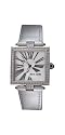 Pierre Cardin Women's Time Couture Collection Crystal Accented Leather Strap Watch #PC067832002