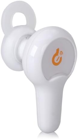 Syllable mini Stylish Wireless Bluetooth V4.0 Headphone/Headset Earpiece with Smart Voice Recognition Function for Iphone, iPad, Ipod, Android, Samsung Galaxy, Smart Phones and all Bluetooth Devices(White)