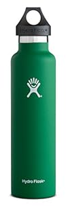 Hydro Flask Vacuum Insulated Stainless Steel Water Bottle, Standard Mouth - 24oz, Forest