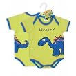 Mud Pie Animal Crackers Dinosaur Bodysuit Onsie