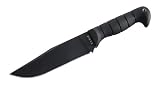 Heavy Bowies, Black Kraton G Handle, Plain, 12.63 in.