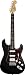 Fender Deluxe Power Strat® Electric Guitar, Black, Rosewood Fretboard