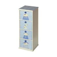 Jasper Blue Childrens Chest Of Drawers