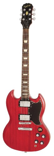Epiphone Faded G-400 SG Collection Electric Guitar, Worn Cherry