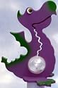 Big Belly Bank Purple and Green Dragon