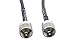 MPD Digital RG58-PL259-PL-259-male-2FT RG58 coaxial cable pigtail jumper with UHF PL-259 male connectors MILSPEC MIL-C-17 RF coaxial cable (2 FT)