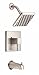 Danze D510033BNT Reef Tub and Shower Trim Kit, Brushed Nickel, Valve Not Included