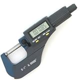 IP 54 DIGITAL ELECTRONIC OUTSIDE MICROMETER 0-1″ LARGE LCD with bonus ball attachment