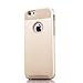 technext020 iPhone 6S Plus Gold Case, Non Slip iPhone 6 Plus Case Hard Plastic Silicone Protective Case Rubber Bumper Slim Heavy Duty Dual Layer Gold Cover
