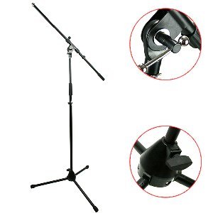 Tiger Black Boom Mic Stand