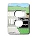 Londons Times Funny Medicine Cartoons - School Of Neurology - Light Switch Covers - 2 plug outlet cover