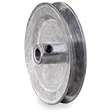 V-Belt Pulley, 4 In OD, 7/8 In Bore, 1GRV