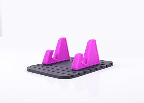Car Mount Dashboard Non-slip Mat Cradle Holder Stand for Cell Phones (Purple)