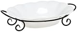 14-1/2-Inch Oval Dish with Iron Rack