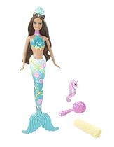 BARBIE Splash & Style Mermaid Doll with Seahorse